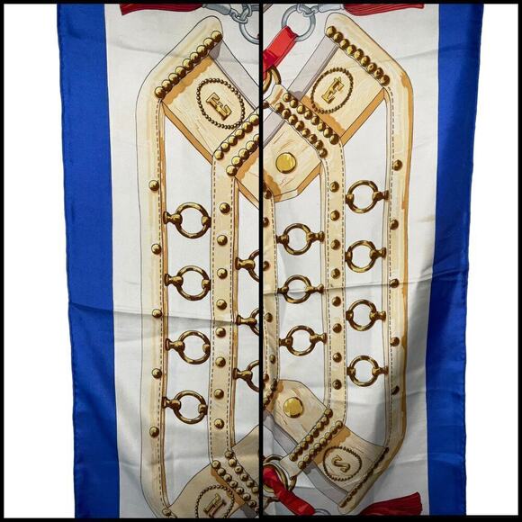 Hermes Aux Champs 100% Silk Scarf By Cathy Latham 90cm Square - Picture 3 of 16